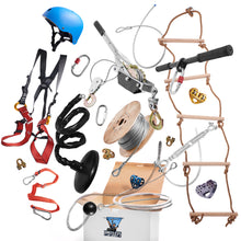 Load image into Gallery viewer, Heavy Duty Commercial Zip Line  DIY Back Yard Zip Line Kit